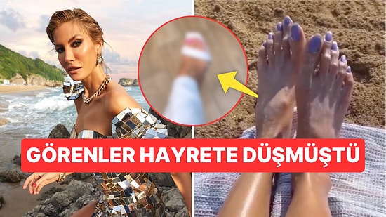 Çağla Şıkel'in Ayakları Diye Yayınlanan Görüntü Sonrası Ünlü Modelden Kanıt Niteliğinde Paylaşım!
