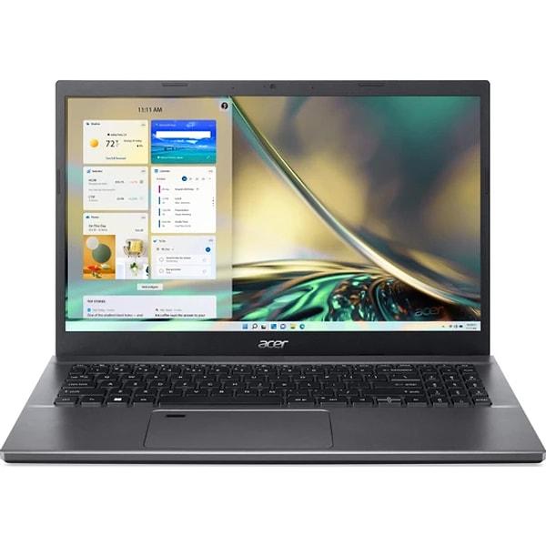 1. Görüntü ve kalite olarak tam bir fiyat performans ürünü olan Acer Aspire 5 A515-57 Intel Core i5 15.6" taşınabilir bilgisayar.