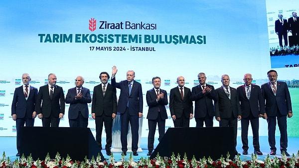 Cumhurbaşkanı Erdoğan, Haliç Kongre Merkezi'nde düzenlenen "Sürdürülebilir Tarım ve Tarımda Markalaşma" zirvesinde konuştu.