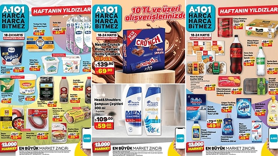 18 - 24 Mayıs 2024 A101 Haftanın Yıldızları Kataloğu