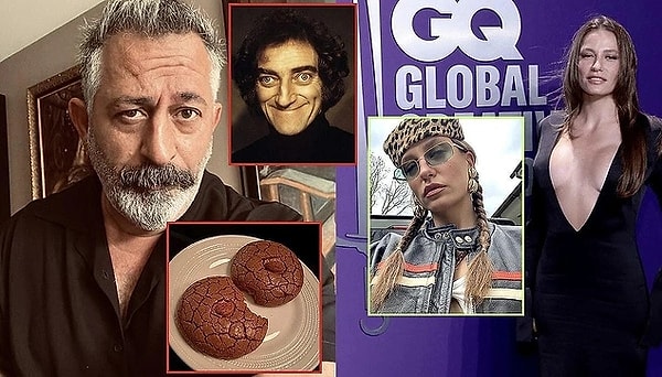 Hatırlarsanız Serenay Sarıkaya'nın New York'ta katıldığı ödül töreninde giydiği derin dekolteli elbisesi sosyal medyada gündem olmuş, Cem Yılmaz ise önce Marty Feldman sonra da acıbadem kurabiyesiyle göndermelerde bulunmuştu.