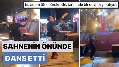 Etimesgut Belediye Başkanı Erdal Beşikçioğlu Melek Mosso Konserinde Sahnenin Önünde Dans Etti