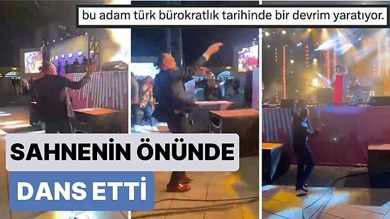Etimesgut Belediye Başkanı Erdal Beşikçioğlu Melek Mosso Konserinde Sahnenin Önünde Dans Etti