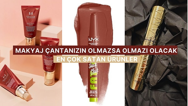 Kozmetik tutkunları burada toplanıyor! NYX Fat Oil'den, Missha BB kreme, allıktan kapatıcıya görünce sepetinize eklemek isteyeceğiniz, haftanın en çok satılan kozmetik ürünlerini aşağıdaki içerikte bir araya getirdik.