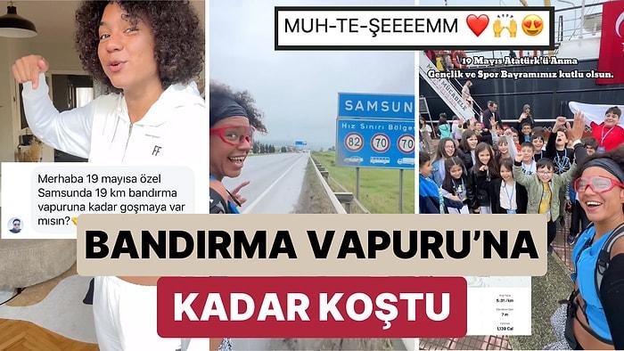 Koşu Videoları ile Tanınan Sporcu 19 Mayıs Gençlik ve Spor Bayramı İçin Bandırma Vapuru'na Kadar 19 Km Koştu