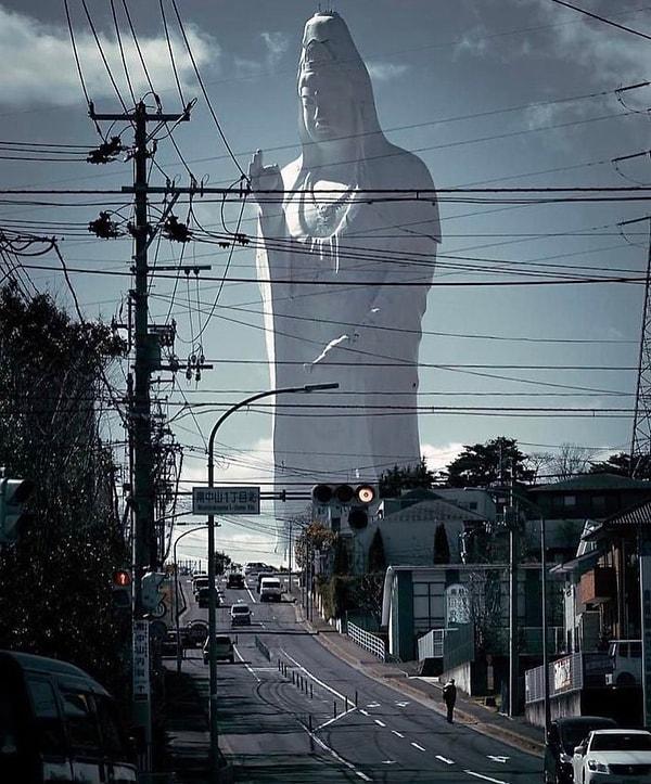 6. Japonya'daki Sendai Daikannon heykeli, 100 metre ile dünyanın en yüksek sekizinci heykelidir.