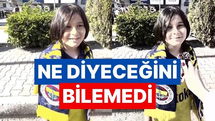 Fenerbahçeli Küçük Bir Taraftar Şampiyonluk Sorusunda Cevabıyla Yürekleri Burktu