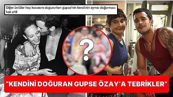 Resmen kendi kopyasını doğuran Gupse Özay'ın kızı Jan Asya ile pozu sosyal medyada gündem oldu!