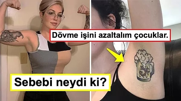 Dövme birçoğumuz için sanattan farksız. Bazı dövmeler sembolik bir anlam taşırken bazı dövmeler de gerçek anlamda göz kanatıyor. Birazdan göreceğiniz dövmeler, ne bir sanat eseri ne de bir sembol. Gelin birbirinden kötü dövmelere sahip o kişilere beraber bakalım👇