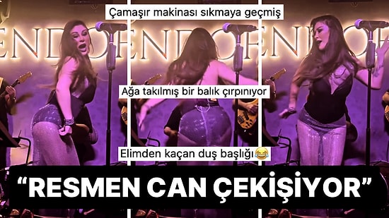 Yüzünü Gerdirip Sahneye Dönen Selen Görgüzel'in Dans Diye Şekilden Şekle Girdiği Anlar "Artık Yeter" Dedirtti