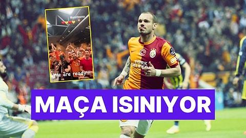 Galatasaray'ın Eski Futbolcusu Wesley Sneijder'den Fenerbahçe Derbisi Paylaşımı