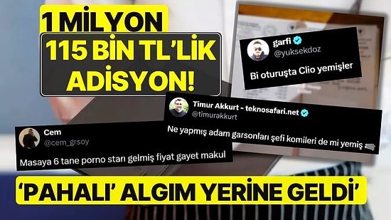 Bodrum'da Bir Restoranda Gelen 1 Milyon 115 Bin TL'lik Adisyon Dudak Uçuklattı: 'Pahalı' Algım Yerine Geldi'