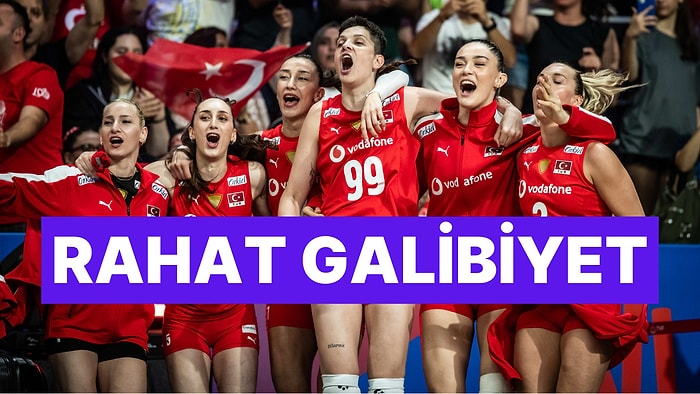 A Milli Kadın Voleybol Takımımız Milletler Ligi'nde Fransa'yı 3-0'la Geçti!