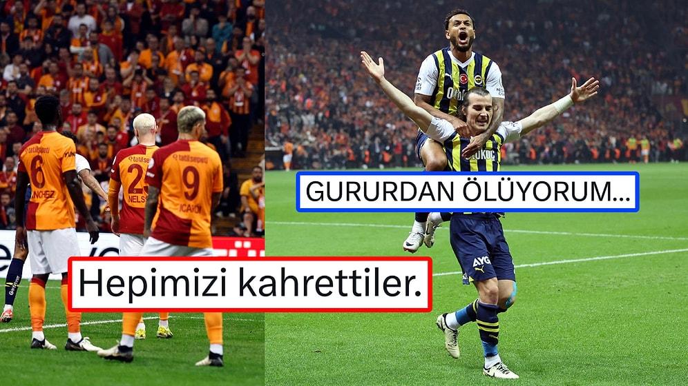Fenerbahçe'nin 10 Kişi Kalıp Kazandığı Galatasaray Derbisine Taraftarlardan Gelen Tepkiler