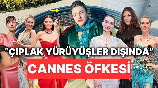 Esra Dermancıoğlu Cannes'taki Ünlülere Verdi Veriştirdi