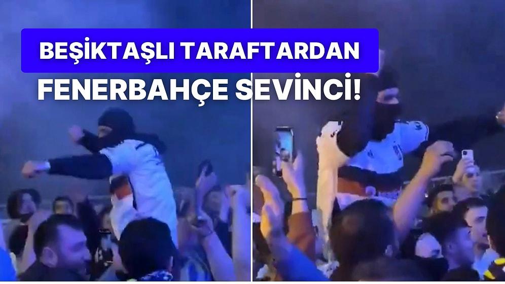 Fenerbahçe’nin Derbi Kutlamalarına Eşlik Eden Beşiktaşlı Taraftarın Dans Ettiği Anlar