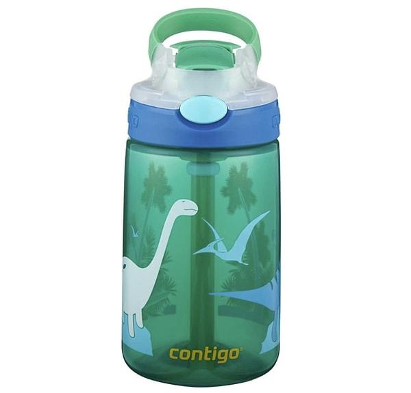 Contigo'nun Üniseks Gizmo Flip Autospout modeli, çocuklar için tasarlanmış bir su şişesidir.