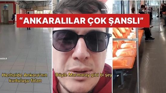 İstanbullu Bir Vatandaş Ankara'daki Toplu Taşımanın Sakinliği Karşısında Şaşkınlığını Gizleyemedi