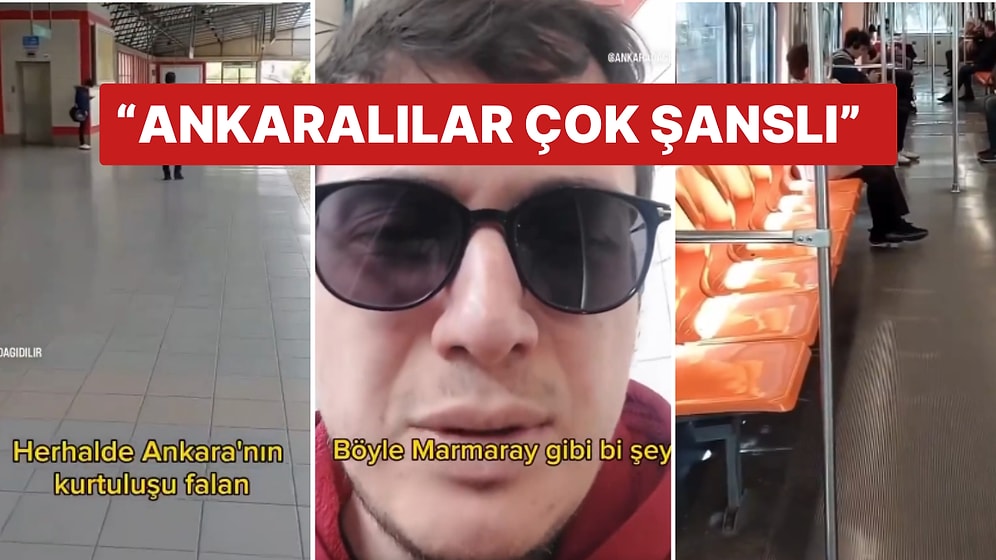 İstanbullu Bir Vatandaş Ankara'daki Toplu Taşımanın Sakinliği Karşısında Şaşkınlığını Gizleyemedi
