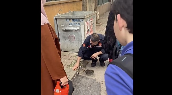 İtfaiyenin, hava basıncı kullanarak kediyi borudan fırlattığı o kurtarma operasyonu sosyal medyada viral oldu.