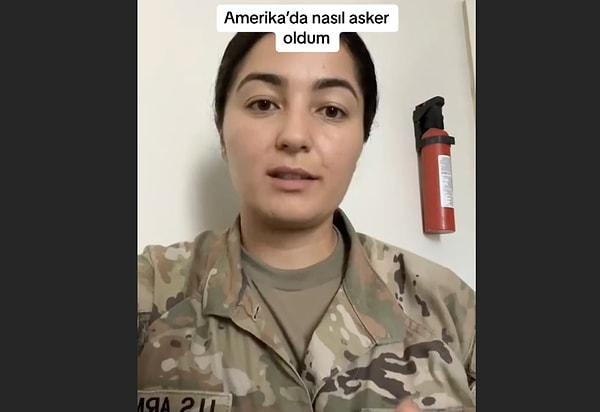 Bir Türk kadın, internette fırsatları ve imkanlarını görünce ABD Ordusu'na katılma kararı aldı.