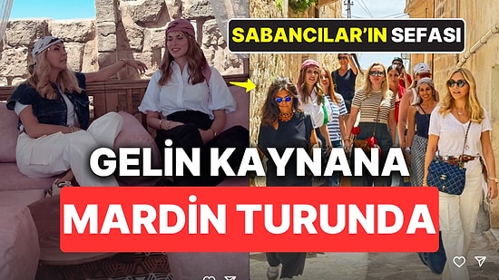 Nazlı Sabancı ve Kayınvalidesi Arzu Sabancı'nın Mardin'de Menengiç Kahvesi Keyfi Yaptığı Anlar