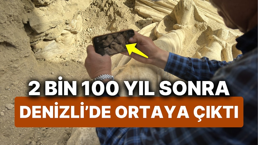 Denizli'de 2 Bin 100 Yıl Sonra Güneşi Gördü! Laodikeia Antik Kenti’nde Heyecan Verici Keşif!