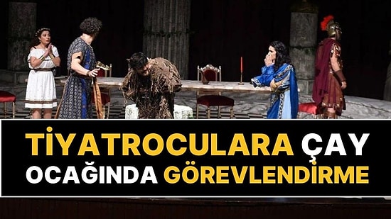 Tasarruf Tedbiri: Tiyatro Kapatıldı, Oyuncular Çay Ocağı, Nikah Salonunda Görevlendirildi!