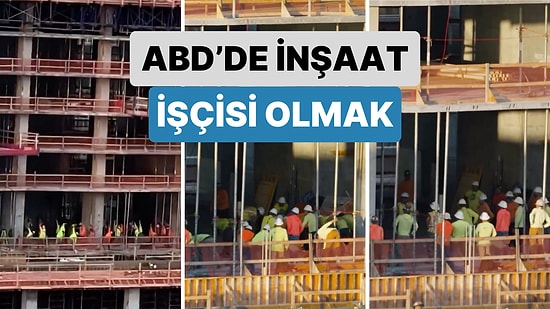 ABD'de Isınma Hareketi Yapan İnşaat İşçilerinin Görüntüsü Ülkemizde Sektörde Yaşananlar Üzerine Düşündürdü