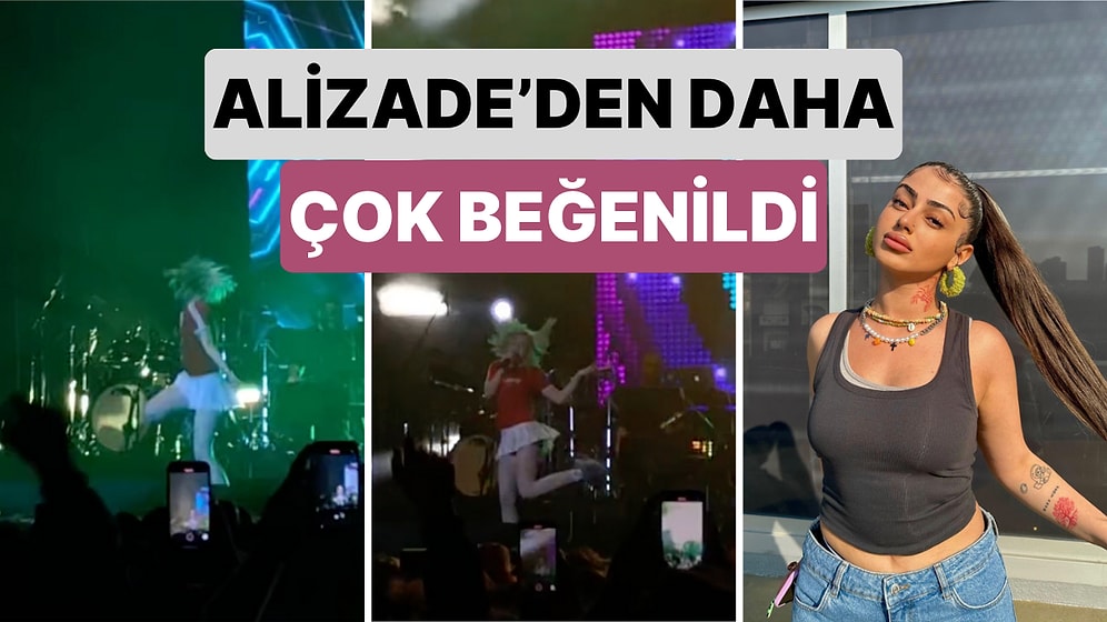 Alizade'den Daha Çok Beğenildi: Aleyna Tilki Kendi Konserinde Alizade'nin 24/7 Şarkısını Söyledi