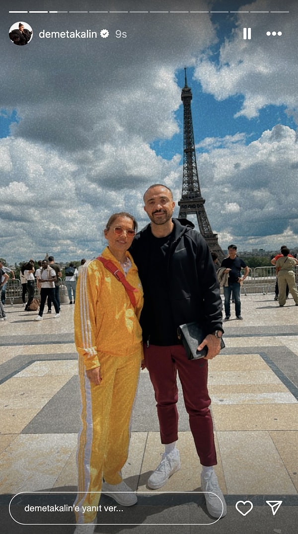 Demet Akalın, kocası ve kızıyla Paris'e kaçtı.