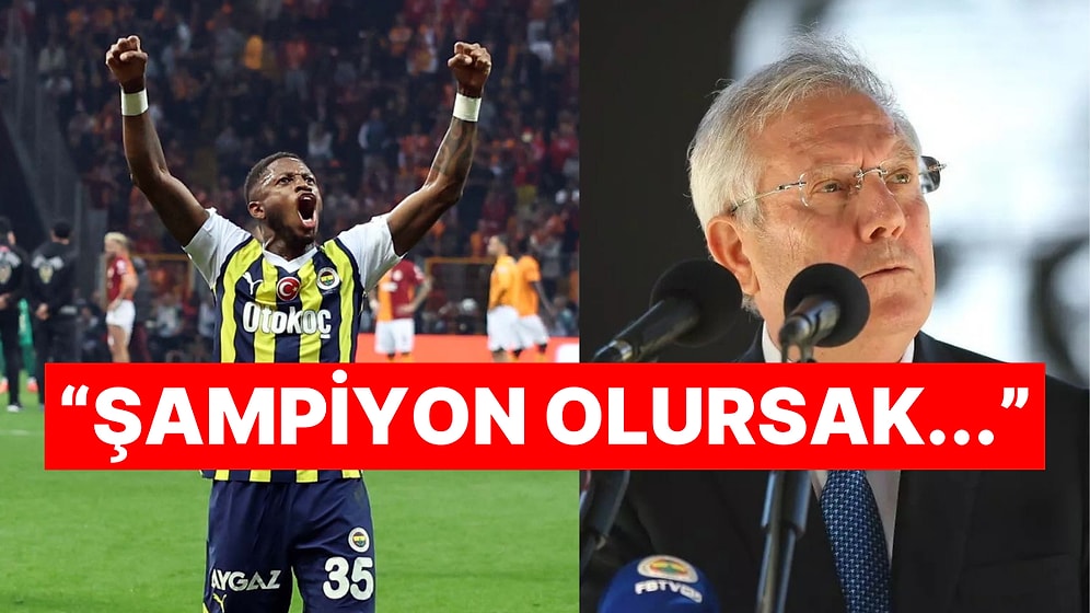 Fenerbahçe'nin Başkan Adayı Aziz Yıldırım'dan Galatasaray Derbisi Sonrası Sürpriz Seçim Açıklaması!