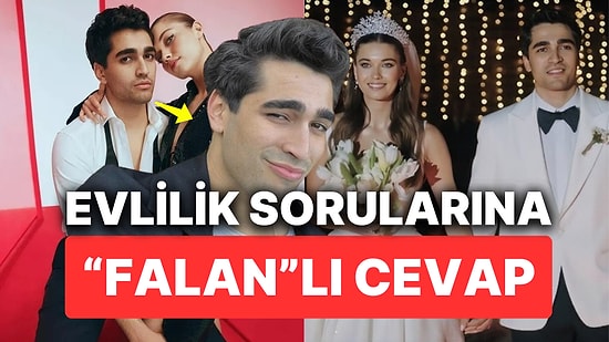 Mert Ramazan Demir Sevgilisi Afra Saraçoğlu'yla Evlenip Evlenmeyecekleri Sorulunca Yan Çizdi