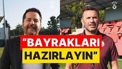 Okan Buruk ve Erden Timur'dan Galatasaray Taraftarına Şampiyonluk Mesajı!