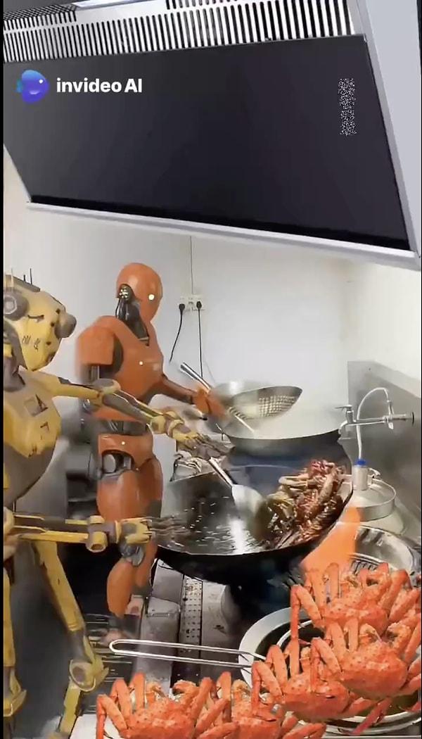 Geçtiğimiz günlerde bir yapay zeka programıyla üretilmiş 'yemek yapan robotlar' videosu gündem oldu.