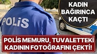 Polis Memuru Tuvalette Bir Kadının Fotoğrafını Çekti İddiası! Görevden Uzaklaştırıldı