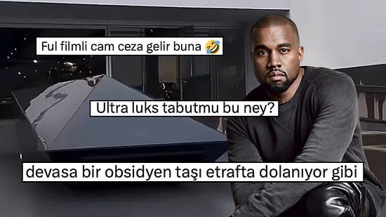 Kanye West Milyon Dolar Değerindeki Uzay Mekiğine Benzeyen Aracıyla Hava Attı: Görenler Tabuta Benzetti!