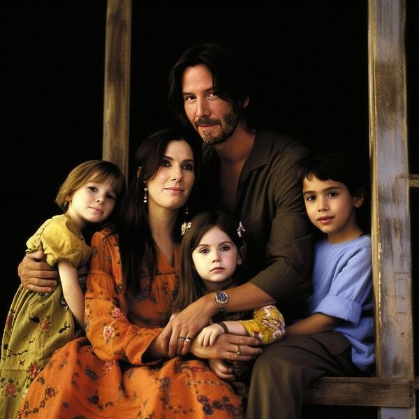 Pomeroy, 'Speed'in başrol oyuncuları Keanu Reeves ve Sandra Bullock için de bir yapay zeka ailesi oluşturdu.