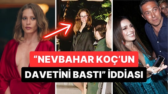 Adı Ali Koç'la Aşk Dedikodusuna Karışan Serenay Sarıkaya'nın Davet Bastığı İddiası Yalanlandı