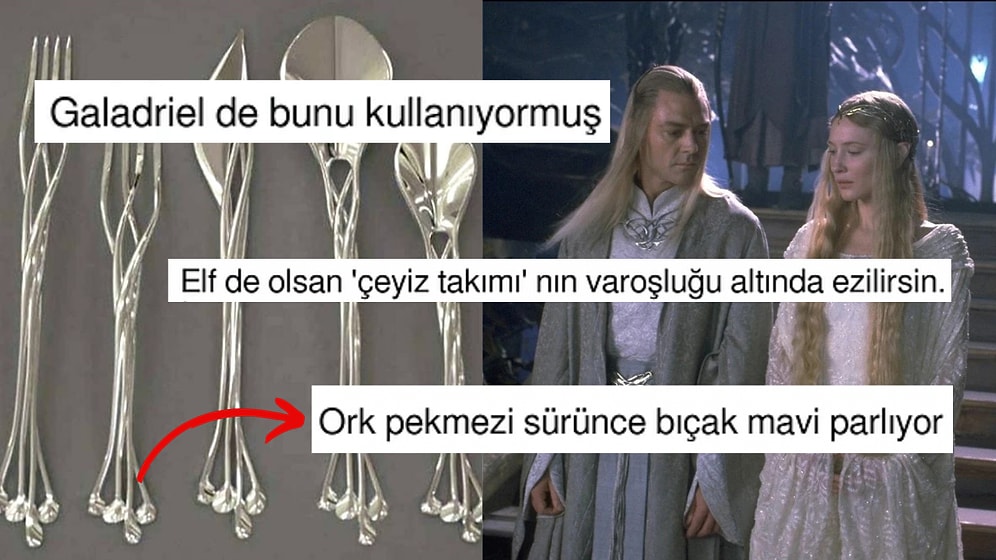 Galadriel Bunu Beğendi! 600 Yıl Garantili Elf Çeyizi Paylaşımı Görenleri Güldürdü