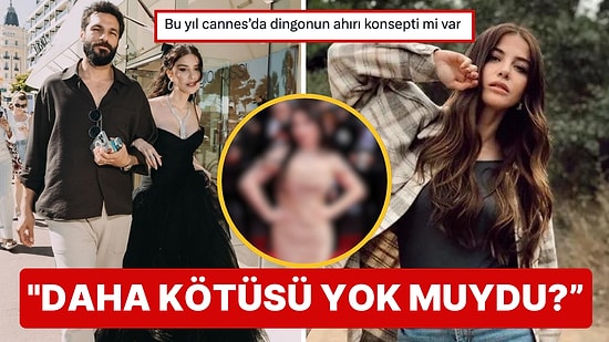 İlk Kombiniyle Yerlere Göklere Sığdırılamayan Özge Gürel'in İkinci Cannes Kombini "Bu Sefer Olmadı" Dedirtti
