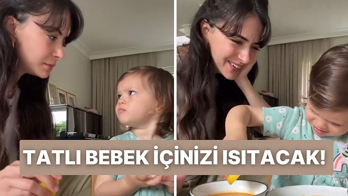 Annesine Sevgi Dolu Sözler Yağdıran Bebeğin Tatlılığına Kalbiniz Eriyecek