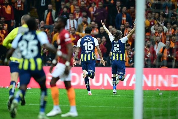 Süper Lig'in 37. hafta maçında Fenerbahçe, Galatasaray'ı deplasmanda 1-0 mağlup etmişti.