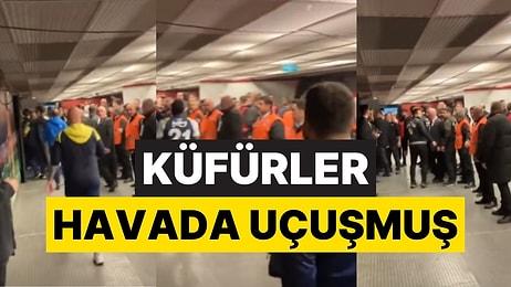 Görüntüler Ortaya Çıktı! Galatasaray - Fenerbahçe Derbisinde Futbolcular Maç Sonunda Tartışmaya Devam Etmiş