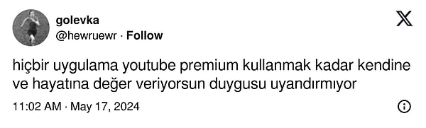 Böyle de bir tespit.