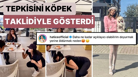 Şarkıcı Hatice Çok Tartışılan Sokak Hayvanları Yasasına Köpek Taklidi Yaparak Tepki Gösterdi