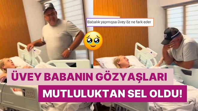 Bir Kadın Yeni Doğan Bebeğine Üvey Babasının İsmini Verdi: Üvey Baba Gözyaşlarına Hakim Olamadı!