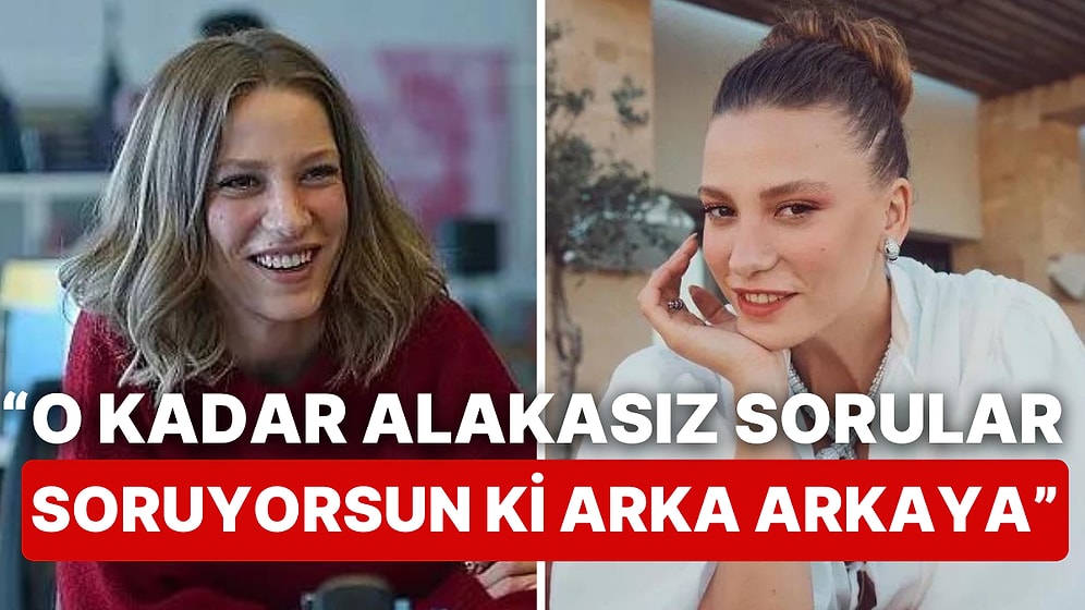 Muhabirlerin Soru Bombardımanına Bile Tatlılıkla Cevap Veren Serenay Sarıkaya "Sabır Taşı Mübarek" Dedirtti