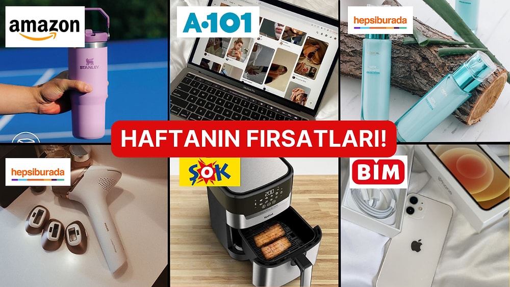 Haftanın Tüm İndirimleri Burada! Hepsiburada'dan Amazon'a Dikkat Çeken İndirimler ve Aktüel Katalogları