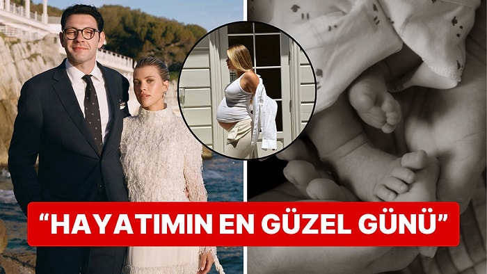 Hepimizin Hayal Ettiği Hayatı Yaşayan Sofia Richie ve Elliot Grainge İlk Çocuklarını Kucaklarına Aldı!
